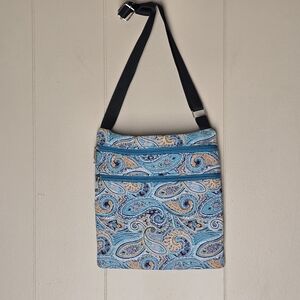 Vera Bradley Blue Paisley Crossbody Bag